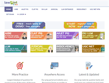 Tablet Screenshot of lawmint.com